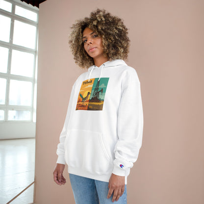 Texas Champion Hoodie - Vintage-Inspired Design for Comfort and Style