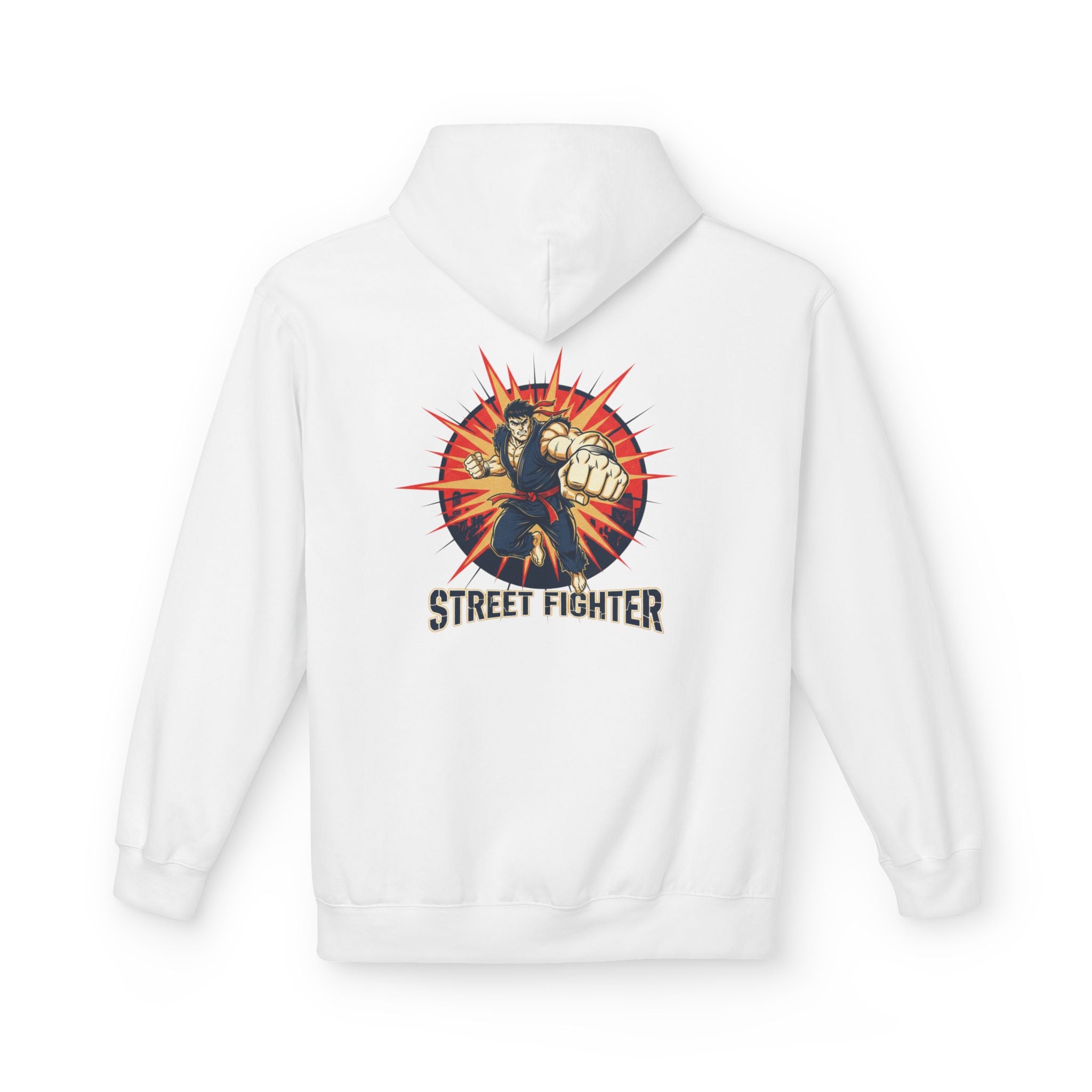 Street Fighter Fist Hoodie | Retro Arcade Fighter Design