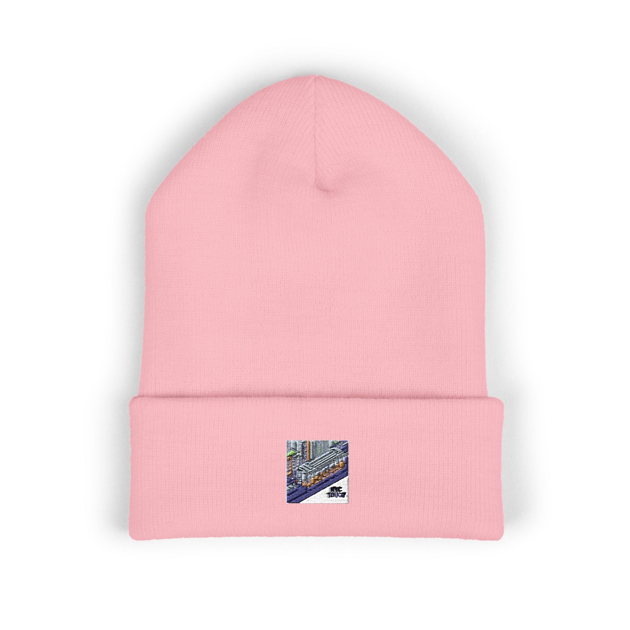 Cozy Embroidered Cuffed Beanie -custom winter caps