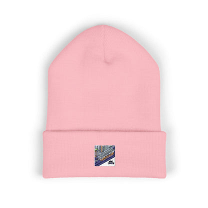 Cozy Embroidered Cuffed Beanie -custom winter caps