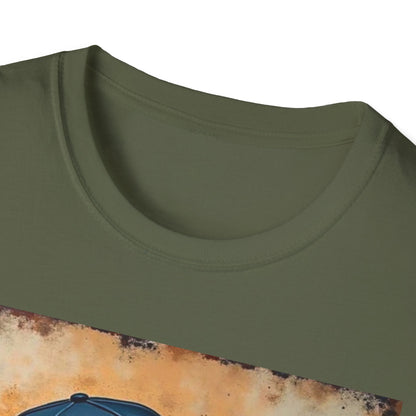 Detroit D Skyline Tee — Vintage D Logo with Cap Graphic