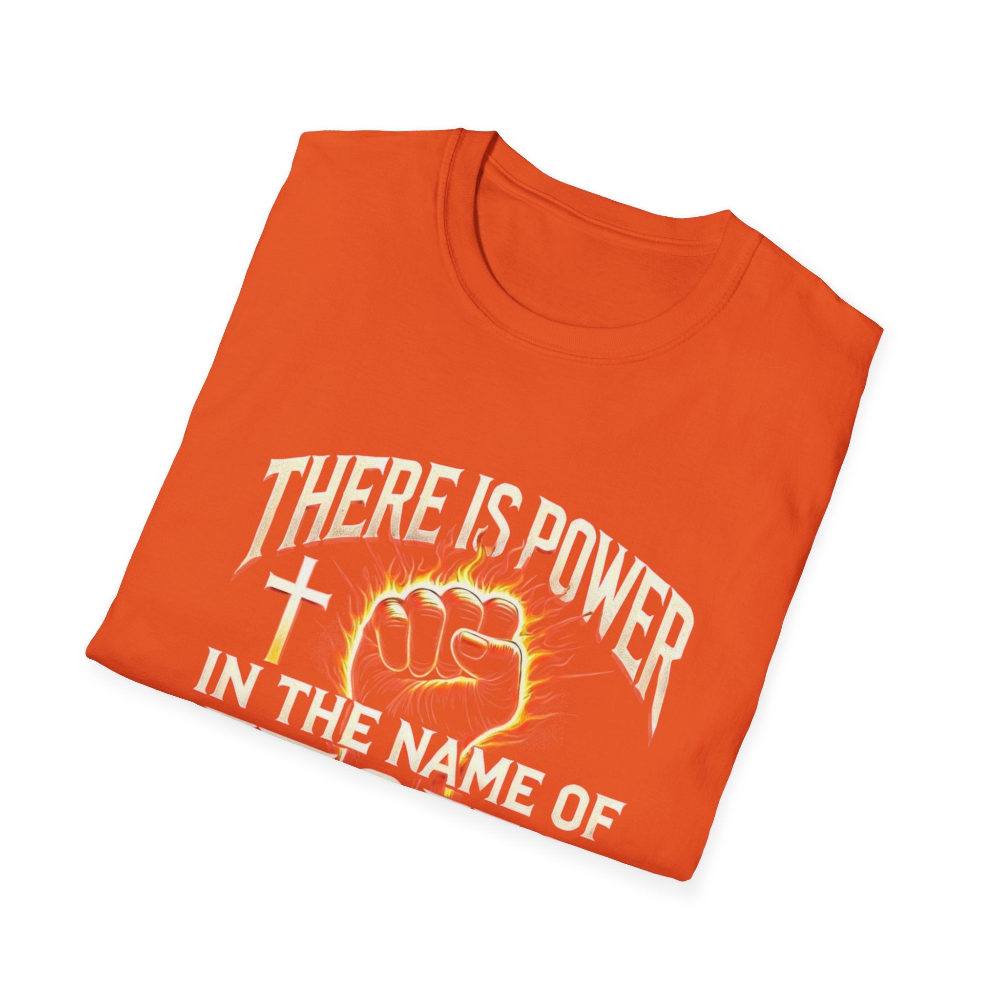 There Is Power In Jesus T-Shirt — Christian Faith Graphic Tee