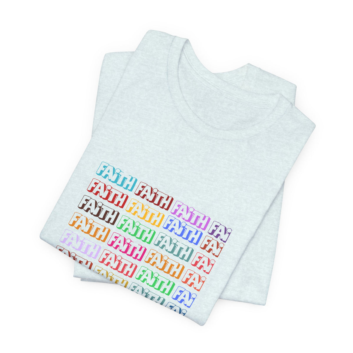 Colorful Textured Unisex Jersey Tee - Trendy Casual Wear
