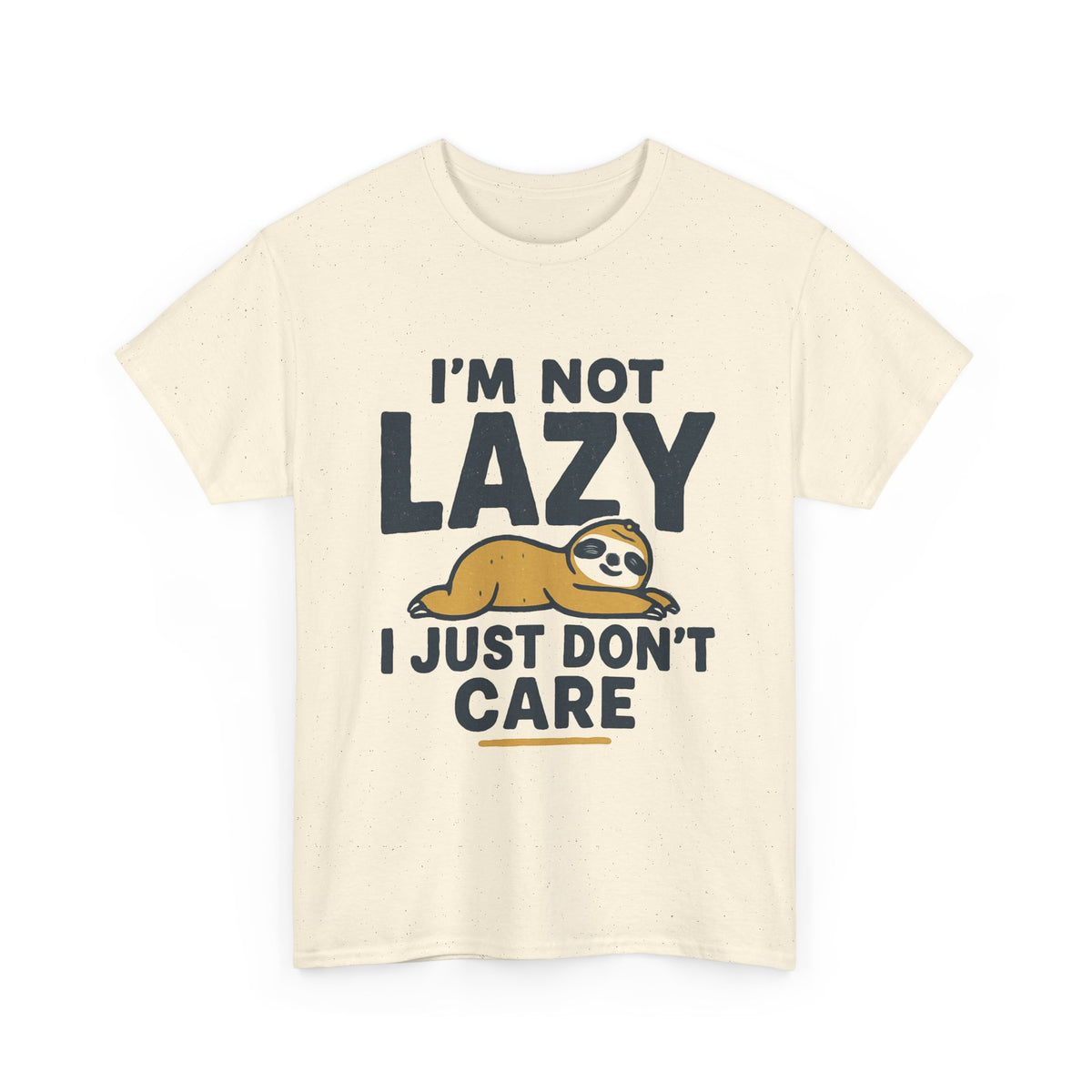 Lazy Sloth Unisex Tee, Funny Graphic T-Shirt, Perfect for Relaxation, Gifts for Friends, Cute Sloth Apparel