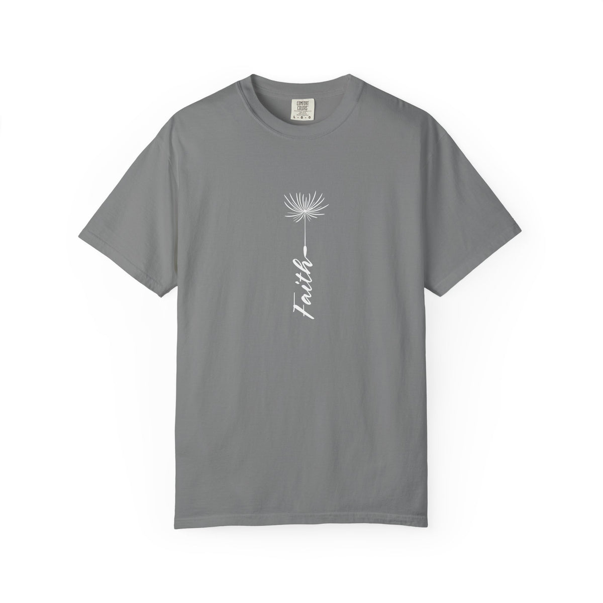 Faith Unisex Garment-Dyed T-Shirt - Inspirational Teal Tee for Everyday Wear