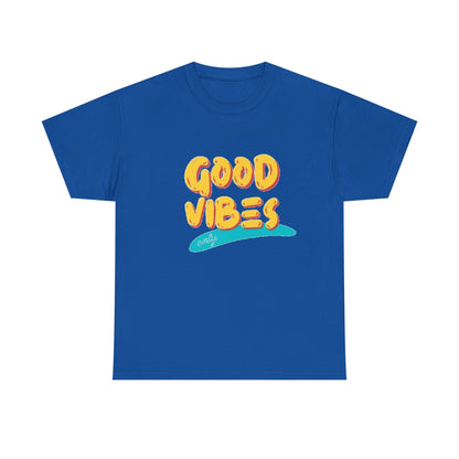 Good Vibes Tee — Retro Surf "Good Vibes" Graphic T-Shirt