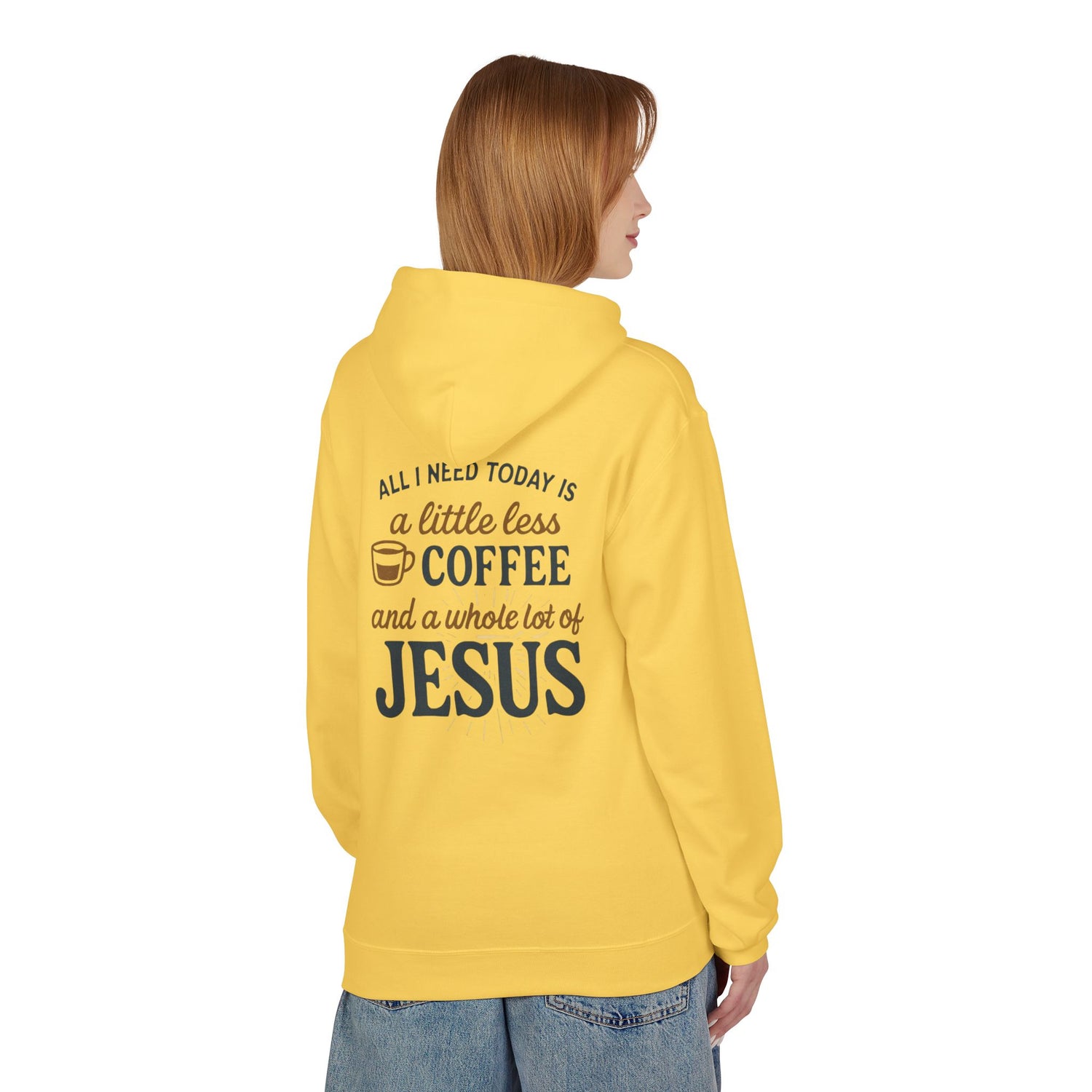 All I Need Today Is Coffee &amp; Jesus Hoodie, Inspirational Sweatshirt, [...]