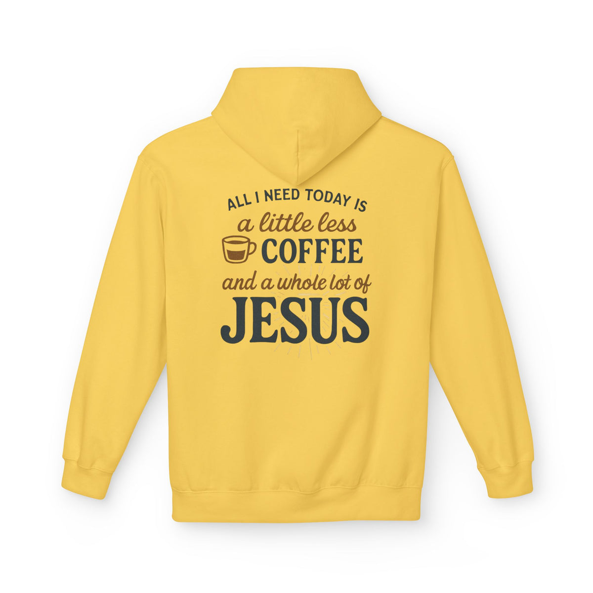 All I Need Today Is Coffee &amp; Jesus Hoodie, Inspirational Sweatshirt, [...]