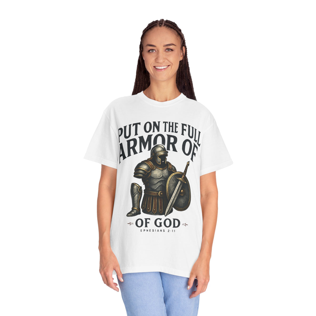 Armor of God T-Shirt — "Put On The Full Armor of God" Christian Faith Tee