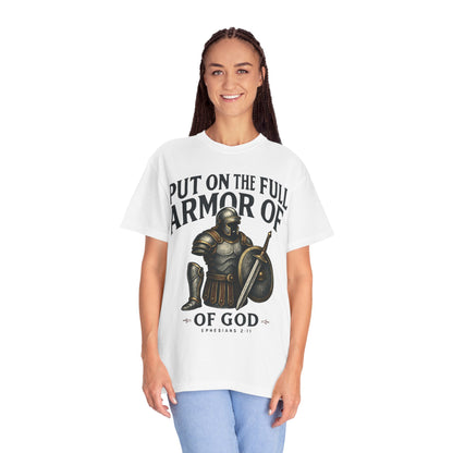 Armor of God T-Shirt — "Put On The Full Armor of God" Christian Faith Tee