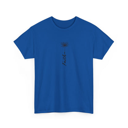 Floral Inspiration Unisex Heavy Cotton Tee - Encourage a Positive Mindset