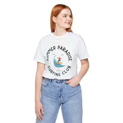 Unisex Graphic Tee - Eco-Friendly Unisex Jersey T-Shirt - Comfortable Casual Wear Tee - Paradise Club Printed Tee - Gift