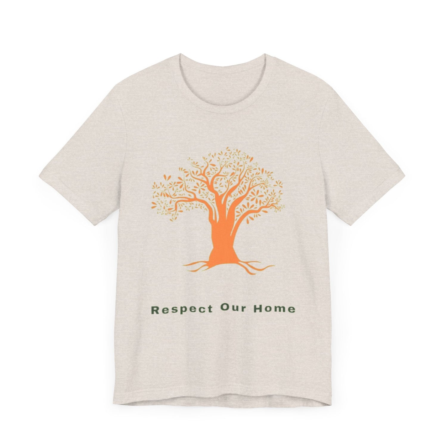 Respect Our Home Tree Graphic Tee - Eco-Friendly Unisex T-Shirt
