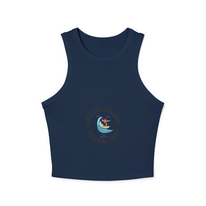 Surfing Club Racer Tank Top — "Summer Paradise" Graphic