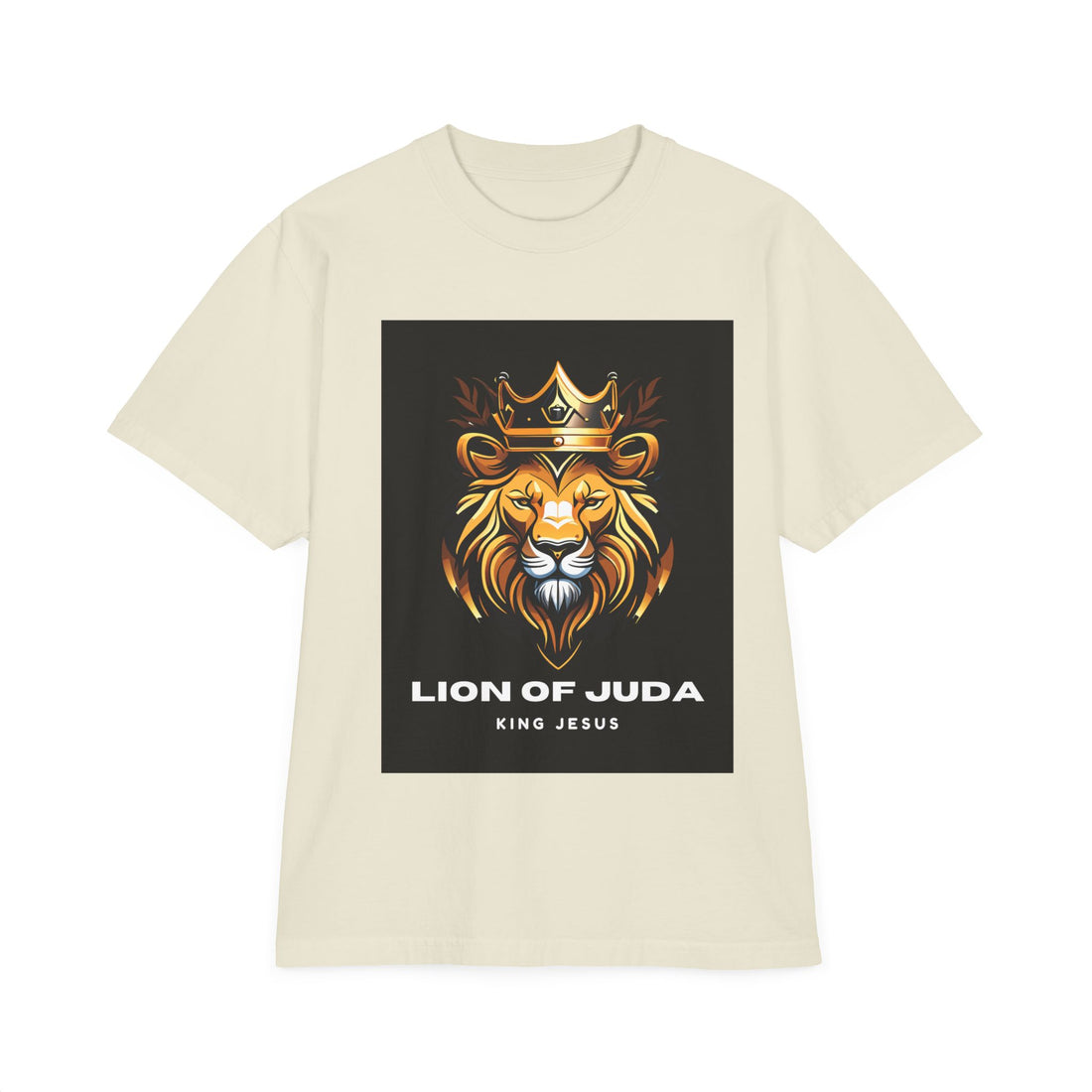 Lion of Judah Unisex Drop-Shoulder T-Shirt - King Jesus Graphic Tee