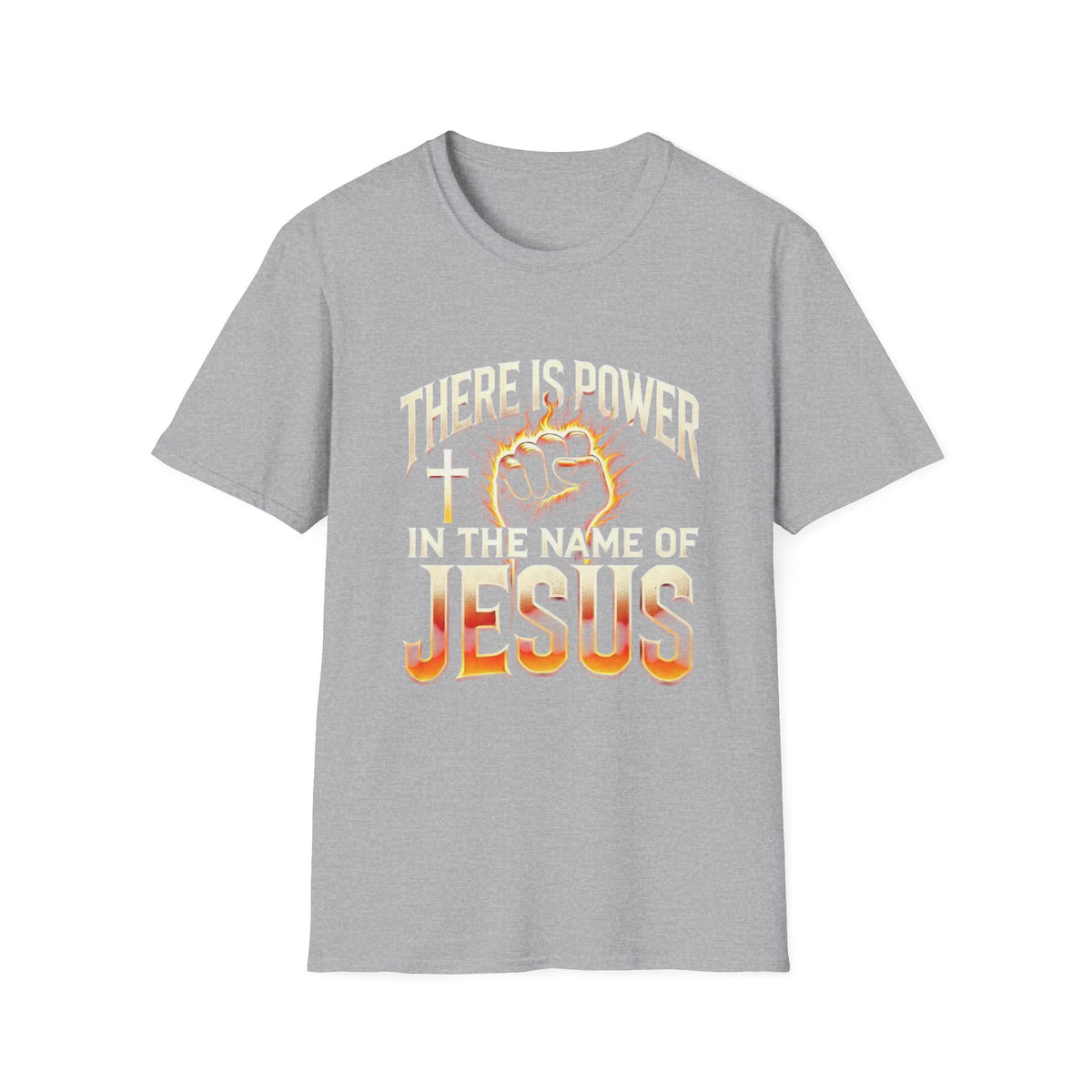 There Is Power In Jesus T-Shirt — Christian Faith Graphic Tee