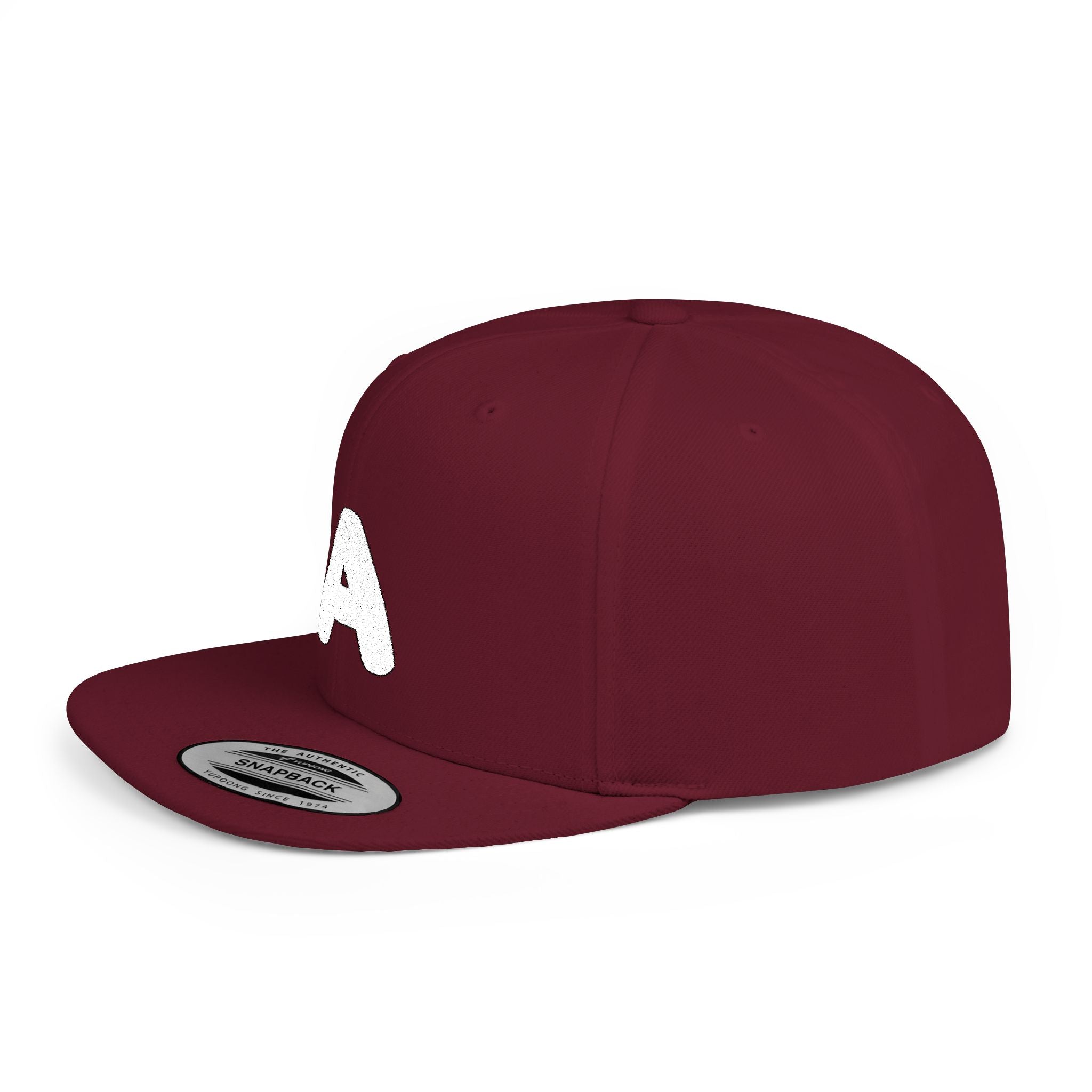 Flat Bill Snapback Hat — Classic Flat-Brim Baseball Cap