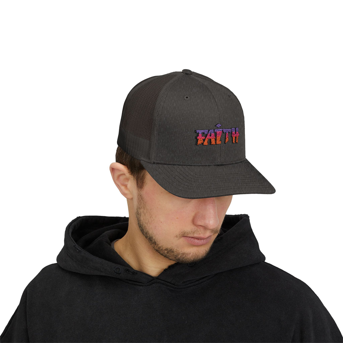 Faith Snapback Trucker Cap - Stylish &amp; Comfortable Hat for Every Occasion