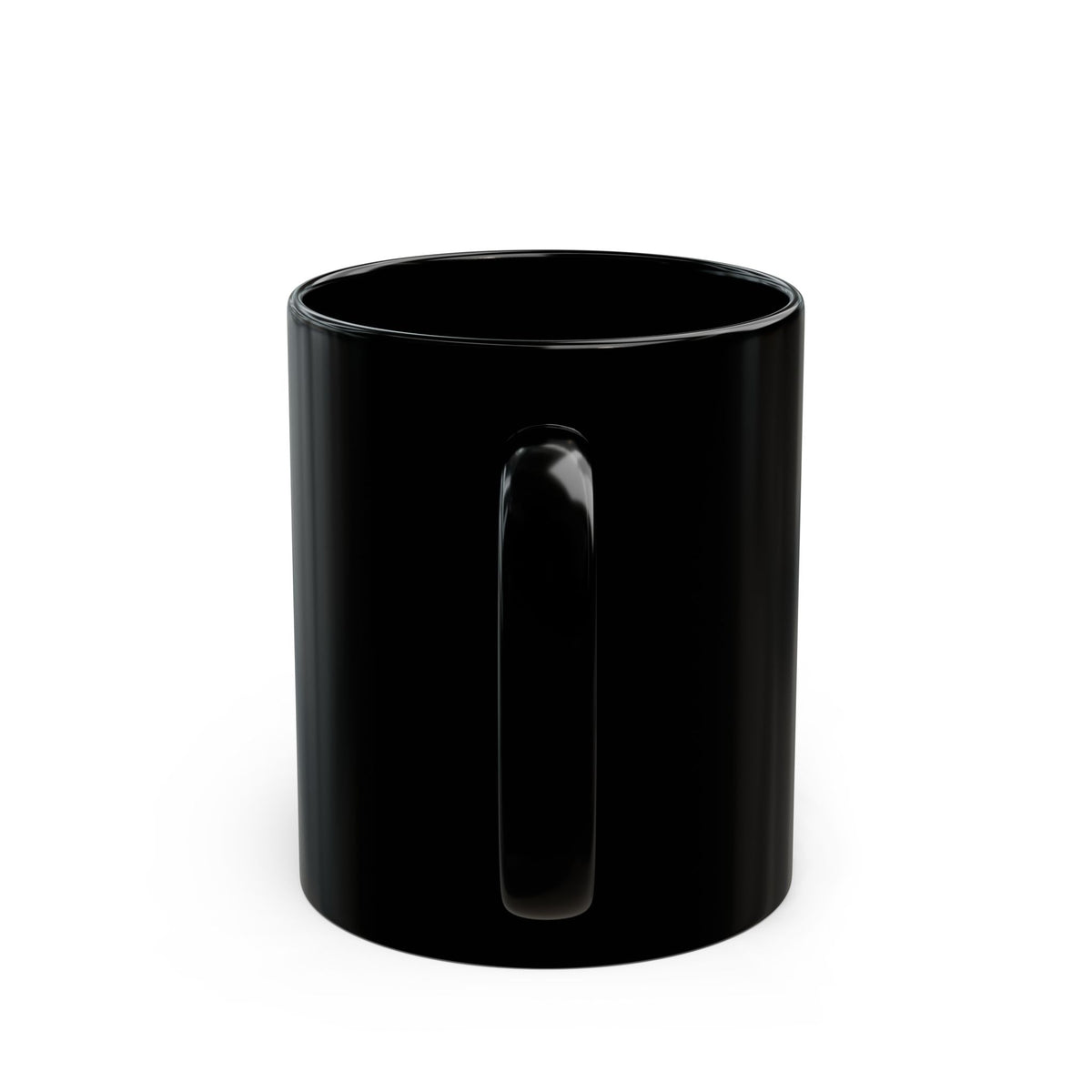 Smiley Face Black Mug - 11oz &amp; 15oz - Perfect Gift for Friends and Family