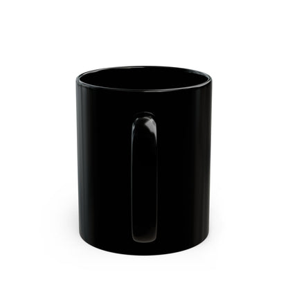 Smiley Face Black Mug - 11oz &amp; 15oz - Perfect Gift for Friends and Family