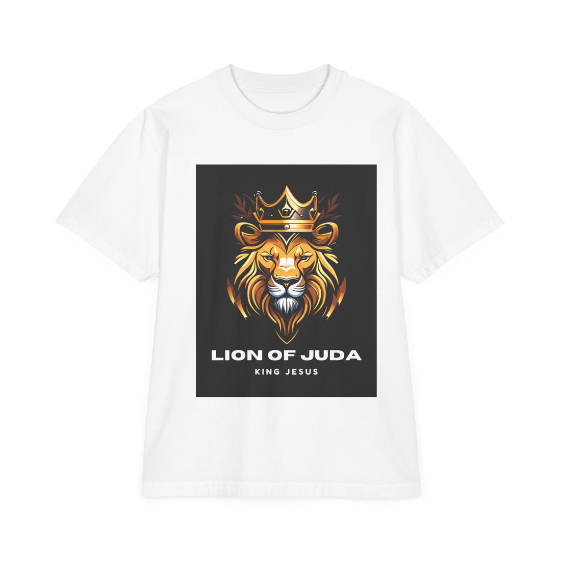 Lion of Judah Unisex Drop-Shoulder T-Shirt - King Jesus Graphic Tee