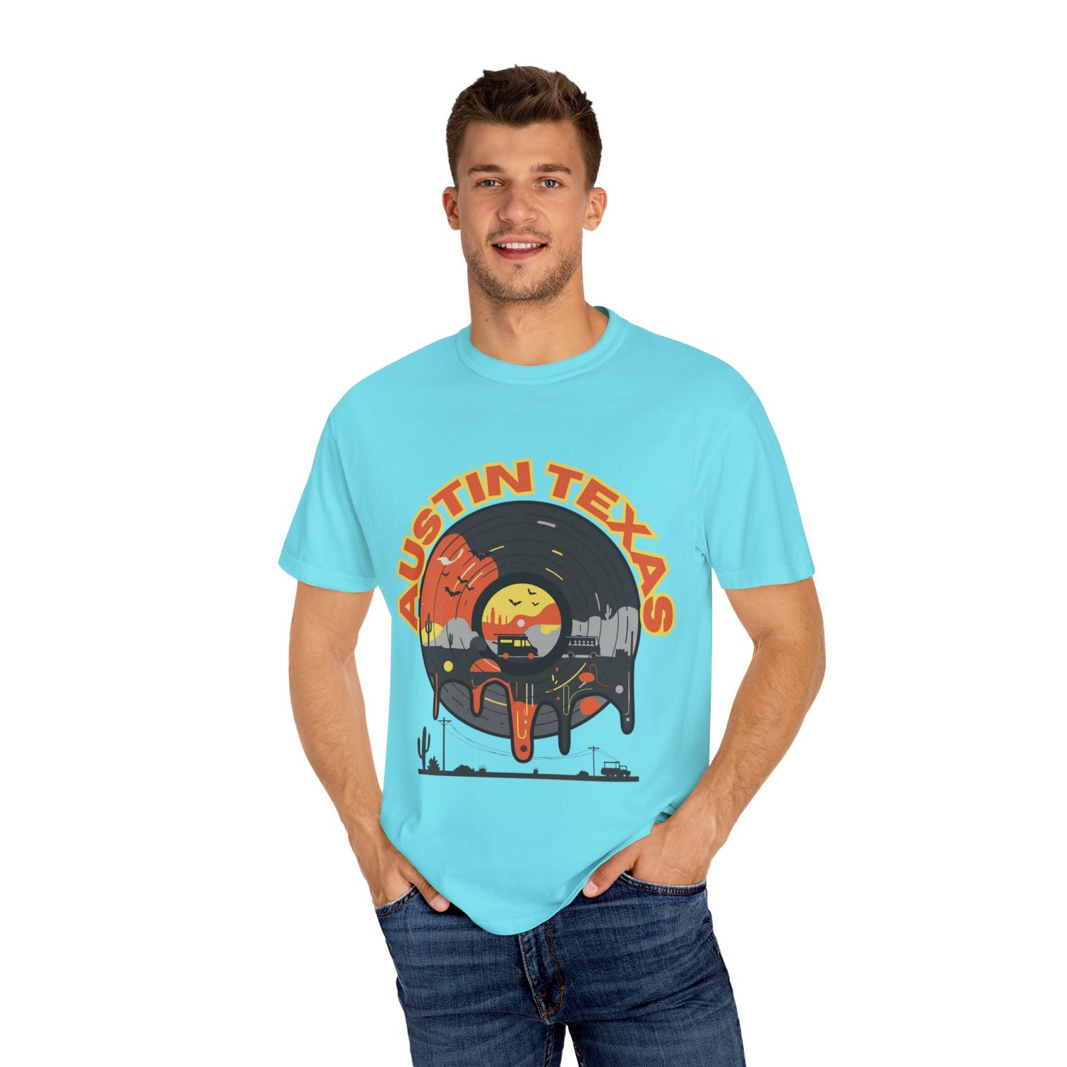 Austin Texas Graphic T-Shirt - Vintage Vibe, Comfort Wear, Texas Pride, Unisex Fashion, Perfect Gift, Summer Style
