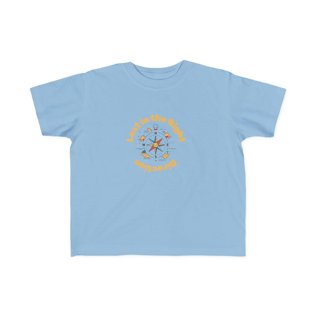 Toddler Tee — "Lost in the Right Direction" Adventure Shirt