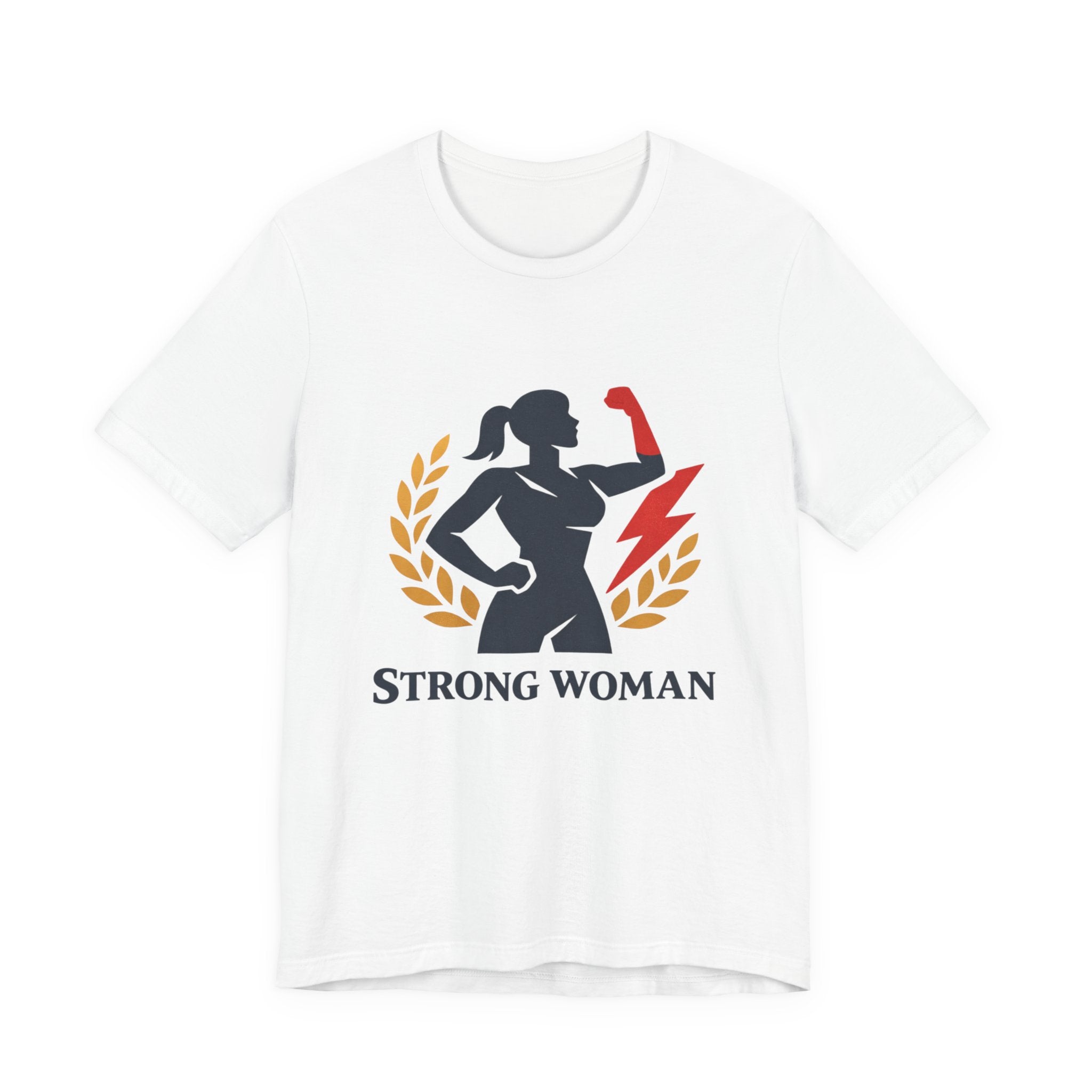 Unisex Graphic Tee - Eco-Friendly Unisex Jersey T-Shirt - Comfortable Casual Wear Tee - Strong Woman Printed Tee - Gift