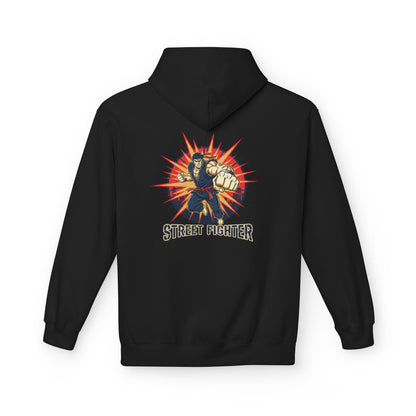 Street Fighter Fist Hoodie | Retro Arcade Fighter Design