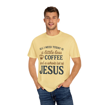 Coffee and Jesus Unisex T-Shirt, Faith-Based Gift, Relaxed Fit Tee, [...]