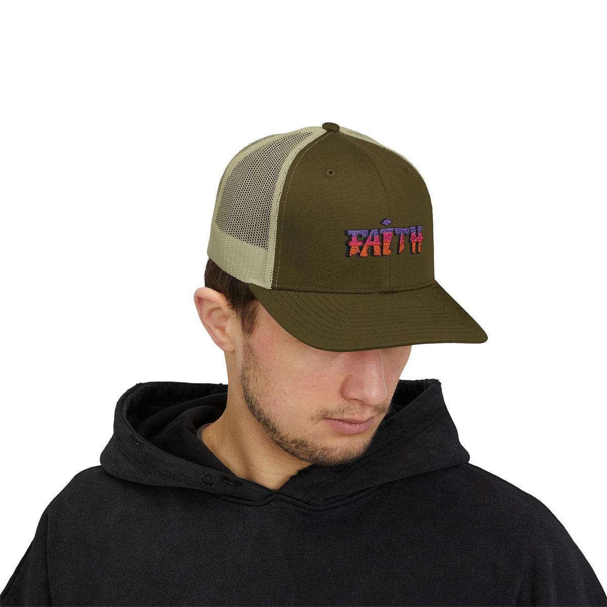 Faith Snapback Trucker Cap - Stylish &amp; Comfortable Hat for Every Occasion