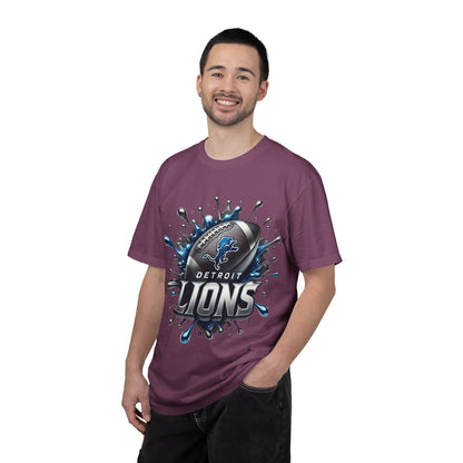 Detroit Lions Football Splash T-Shirt