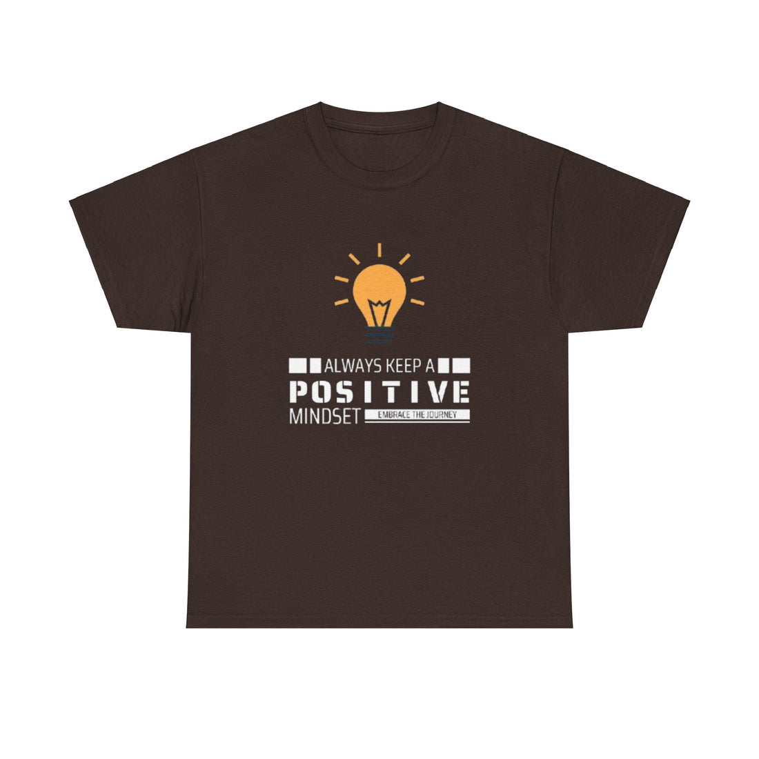 Unisex Heavy Cotton Tee - Positive Mindset Printed T-Shirt