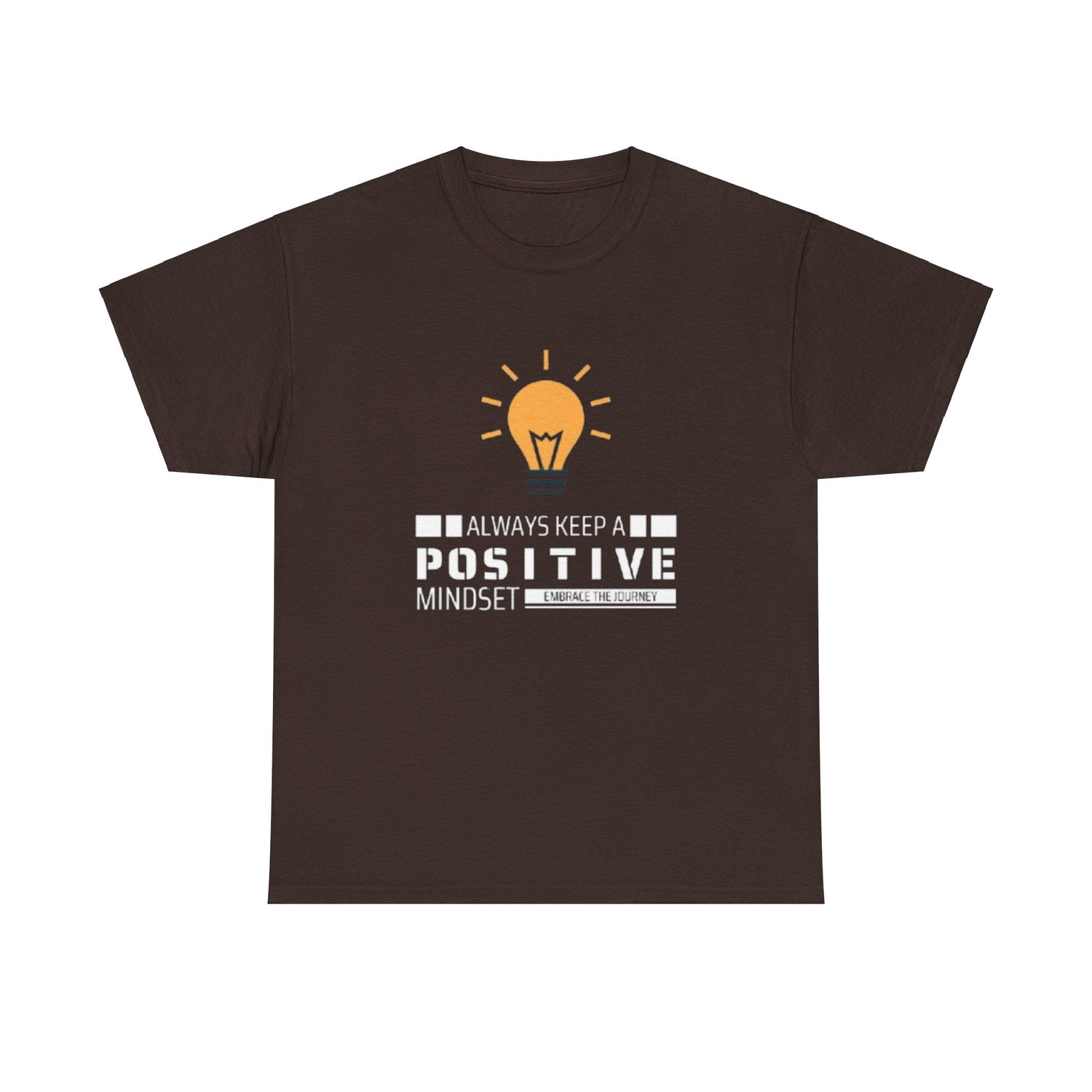 Unisex Heavy Cotton Tee - Positive Mindset Printed T-Shirt