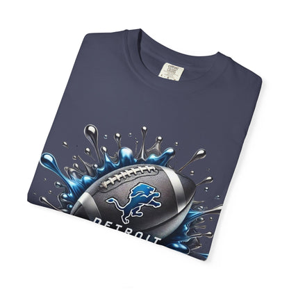 Detroit Lions Football Splash T-Shirt