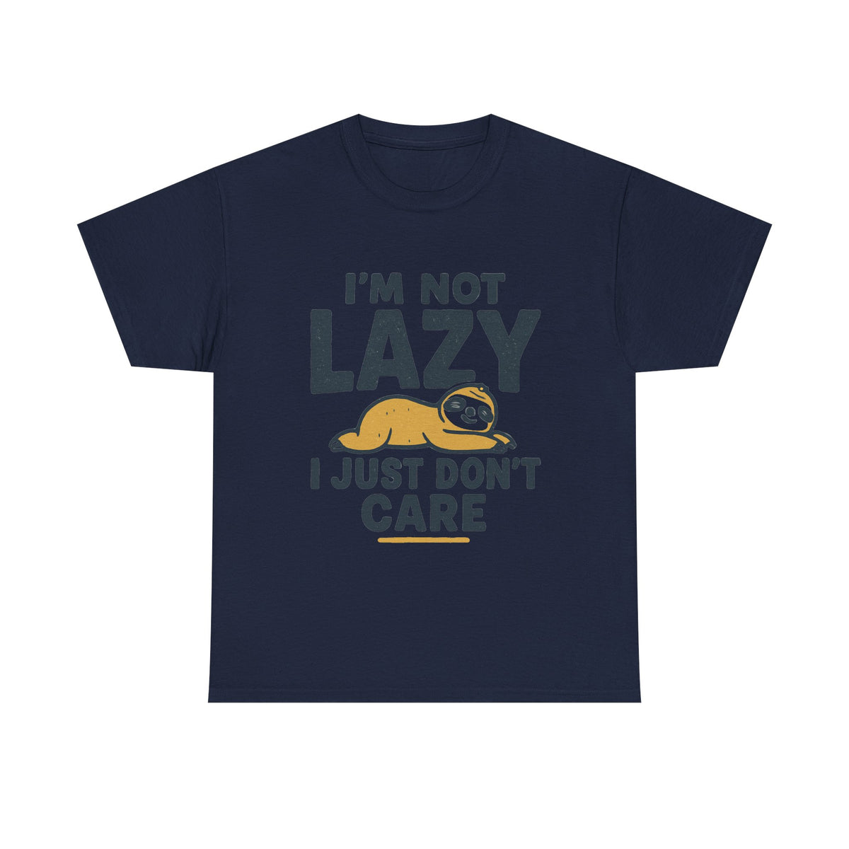 Lazy Sloth Unisex Tee, Funny Graphic T-Shirt, Perfect for Relaxation, Gifts for Friends, Cute Sloth Apparel
