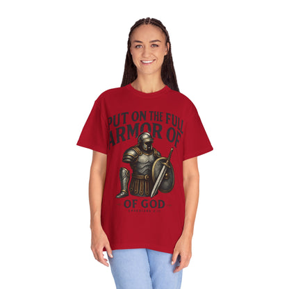 Armor of God T-Shirt — "Put On The Full Armor of God" Christian Faith Tee
