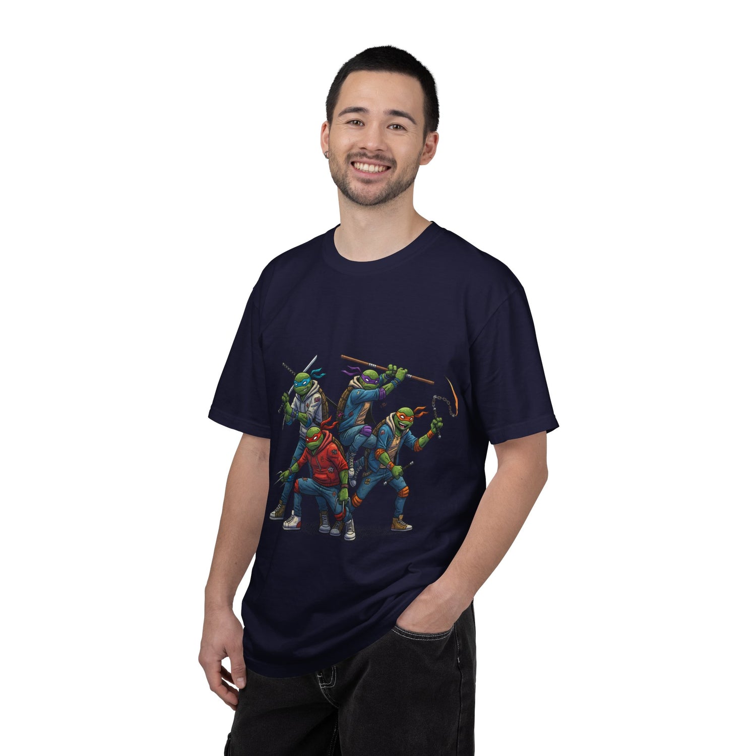 Trio T-Shirt | Retro Comic Heroes, Action Pose