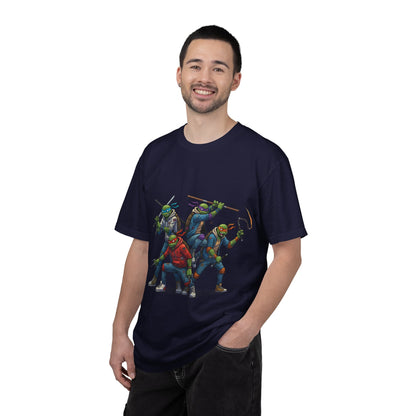 Trio T-Shirt | Retro Comic Heroes, Action Pose