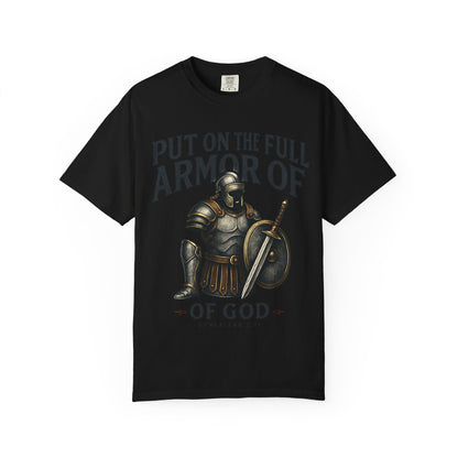 Armor of God T-Shirt — "Put On The Full Armor of God" Christian Faith Tee