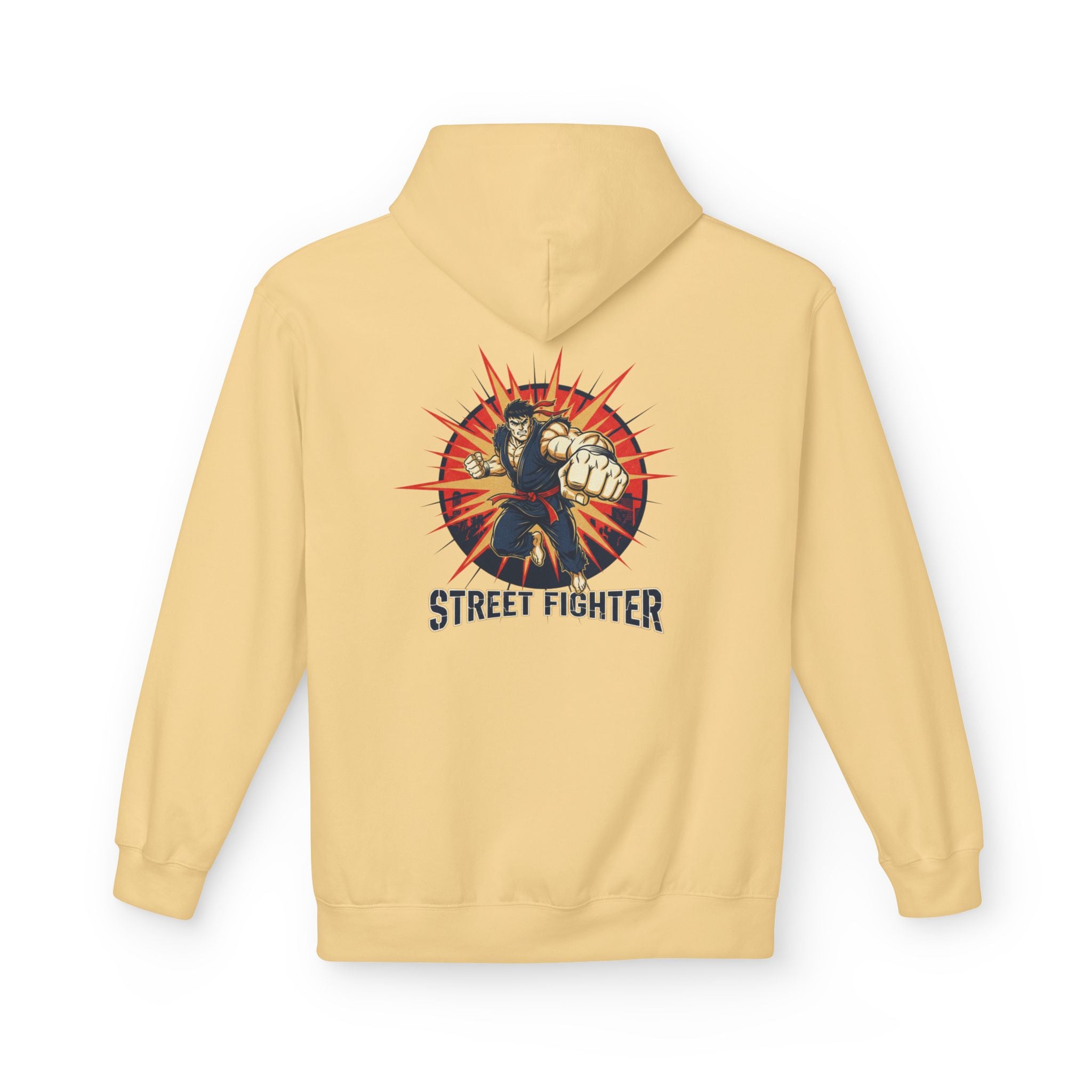 Street Fighter Fist Hoodie | Retro Arcade Fighter Design