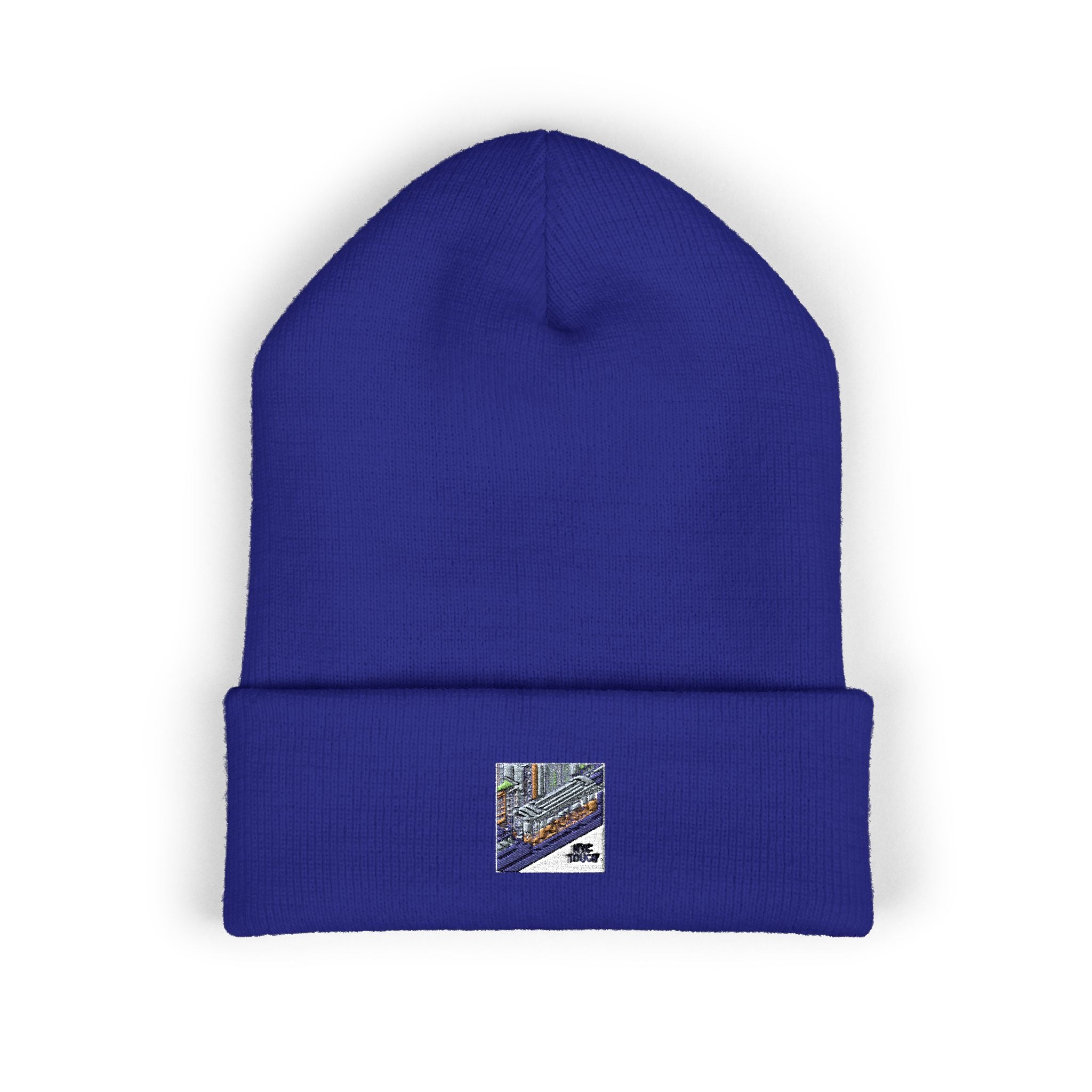 Cozy Embroidered Cuffed Beanie -custom winter caps
