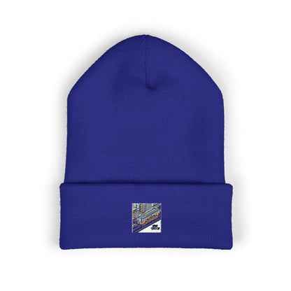 Cozy Embroidered Cuffed Beanie -custom winter caps