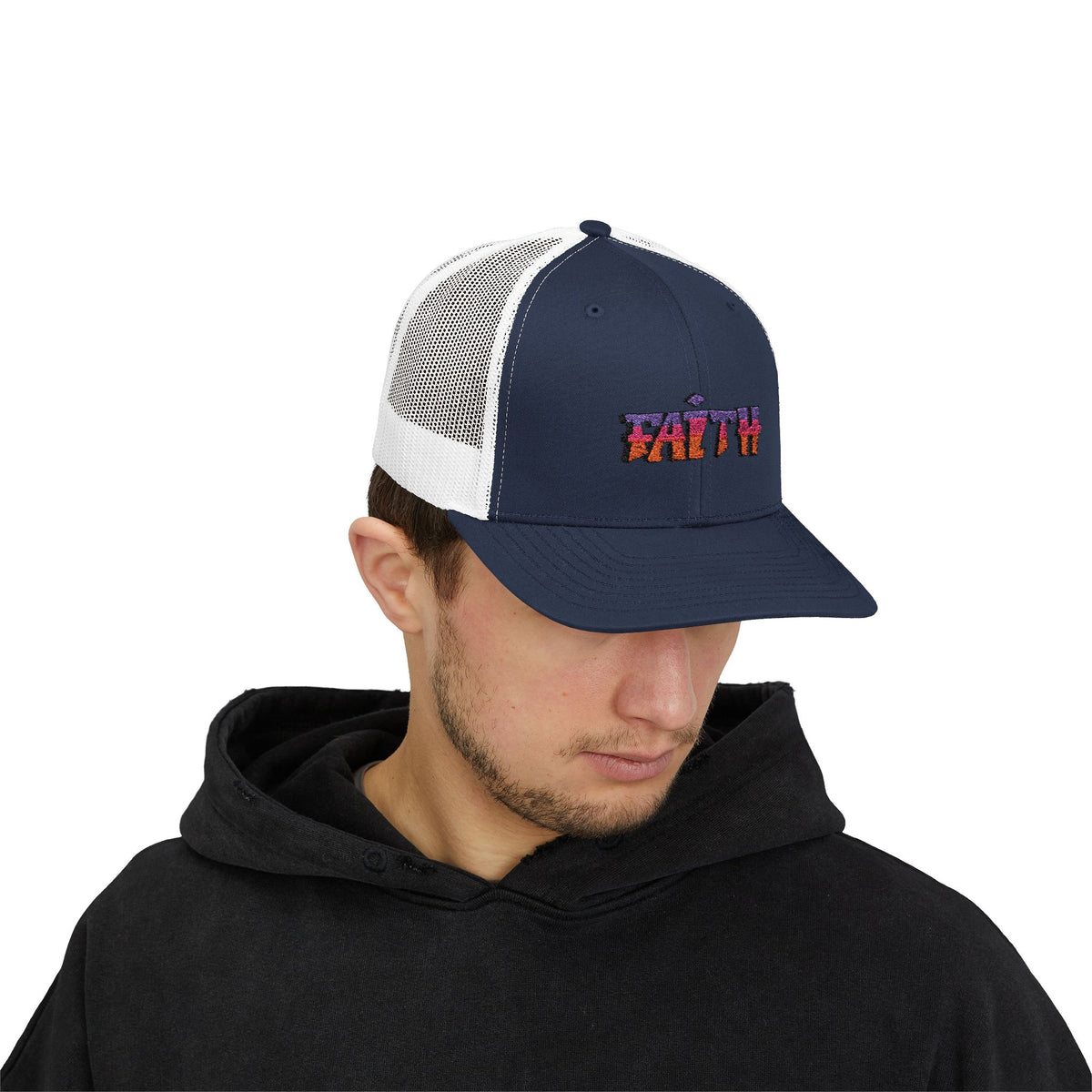 Faith Snapback Trucker Cap - Stylish &amp; Comfortable Hat for Every Occasion