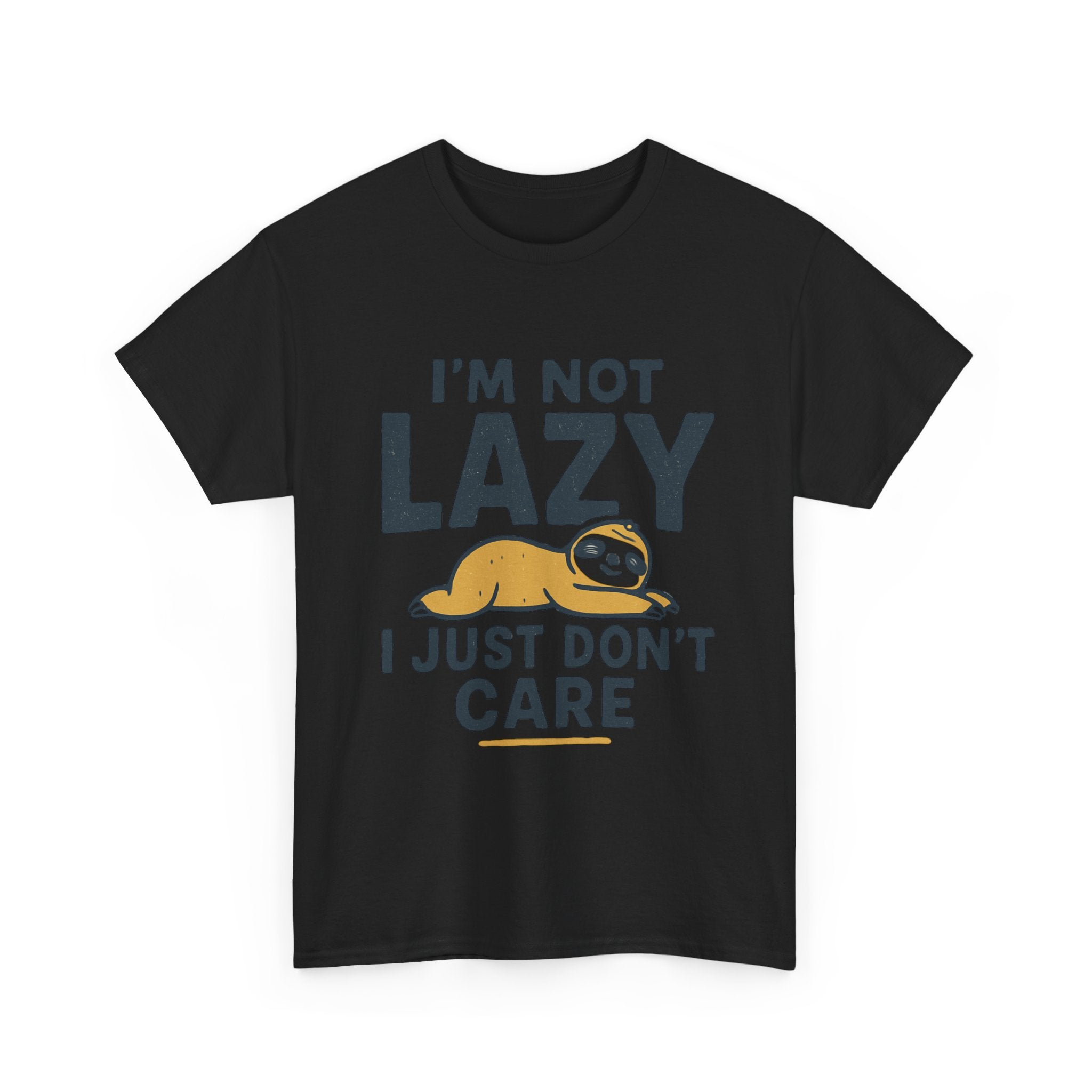 Lazy Sloth Unisex Tee, Funny Graphic T-Shirt, Perfect for Relaxation, Gifts for Friends, Cute Sloth Apparel