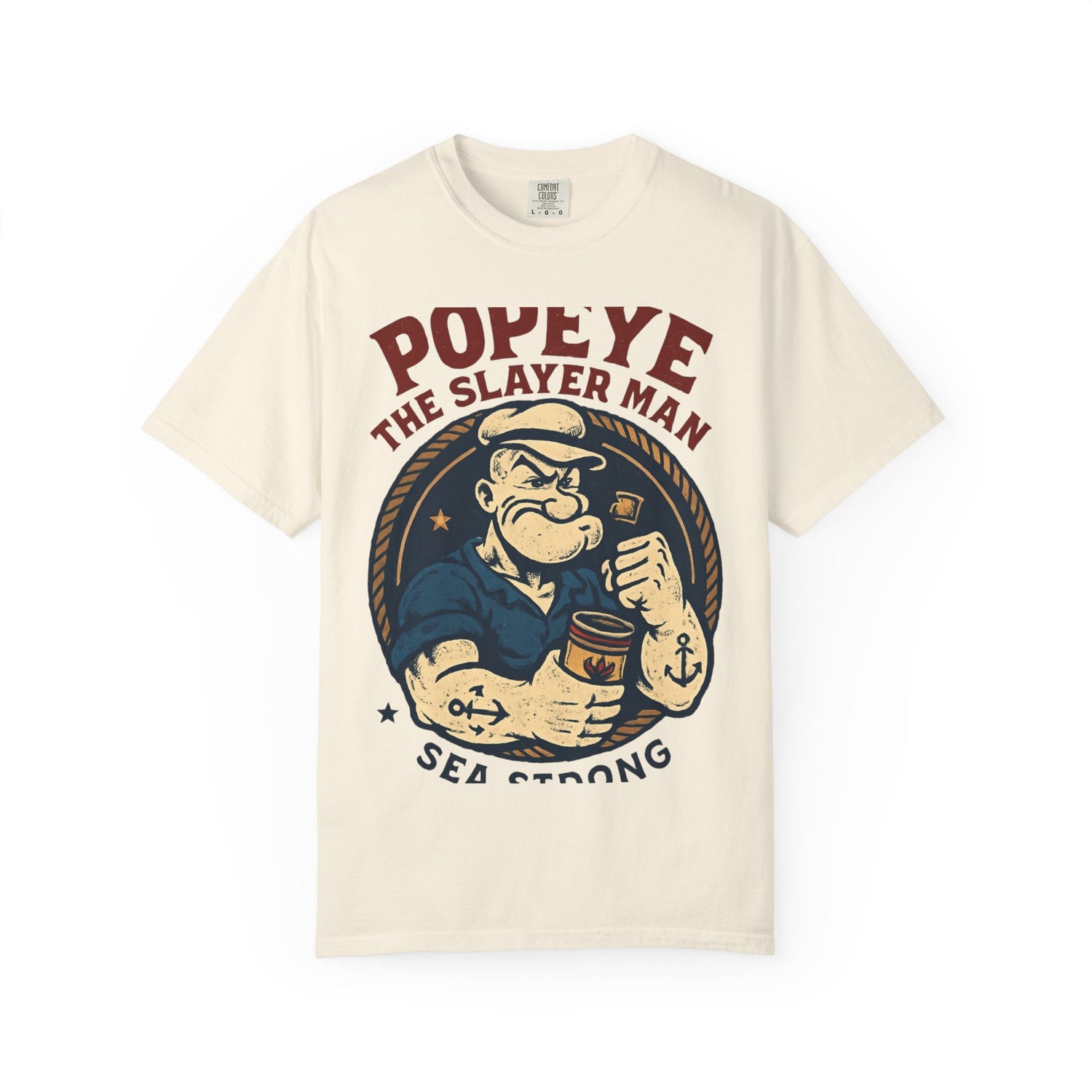 Popeye The Slayer Man graphic T-Shirt | Vintage Sailor Illustration