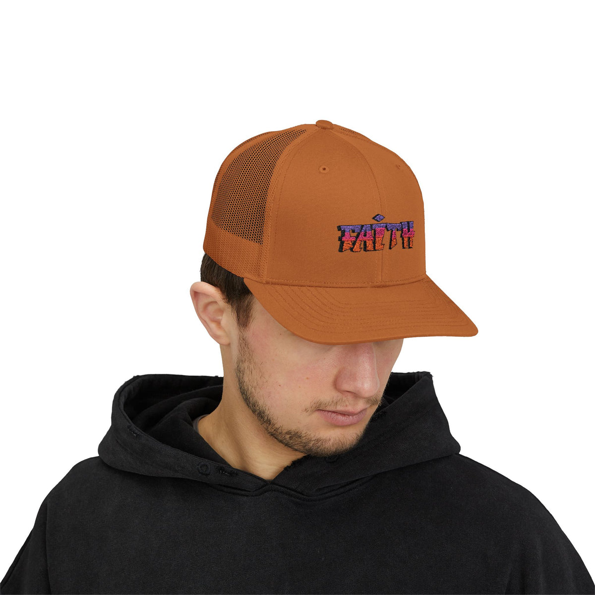 Faith Snapback Trucker Cap - Stylish &amp; Comfortable Hat for Every Occasion