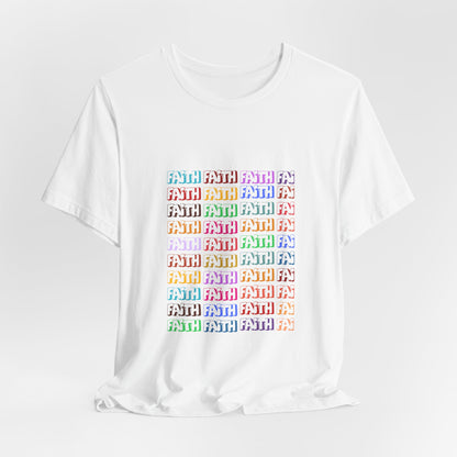Colorful Textured Unisex Jersey Tee - Trendy Casual Wear