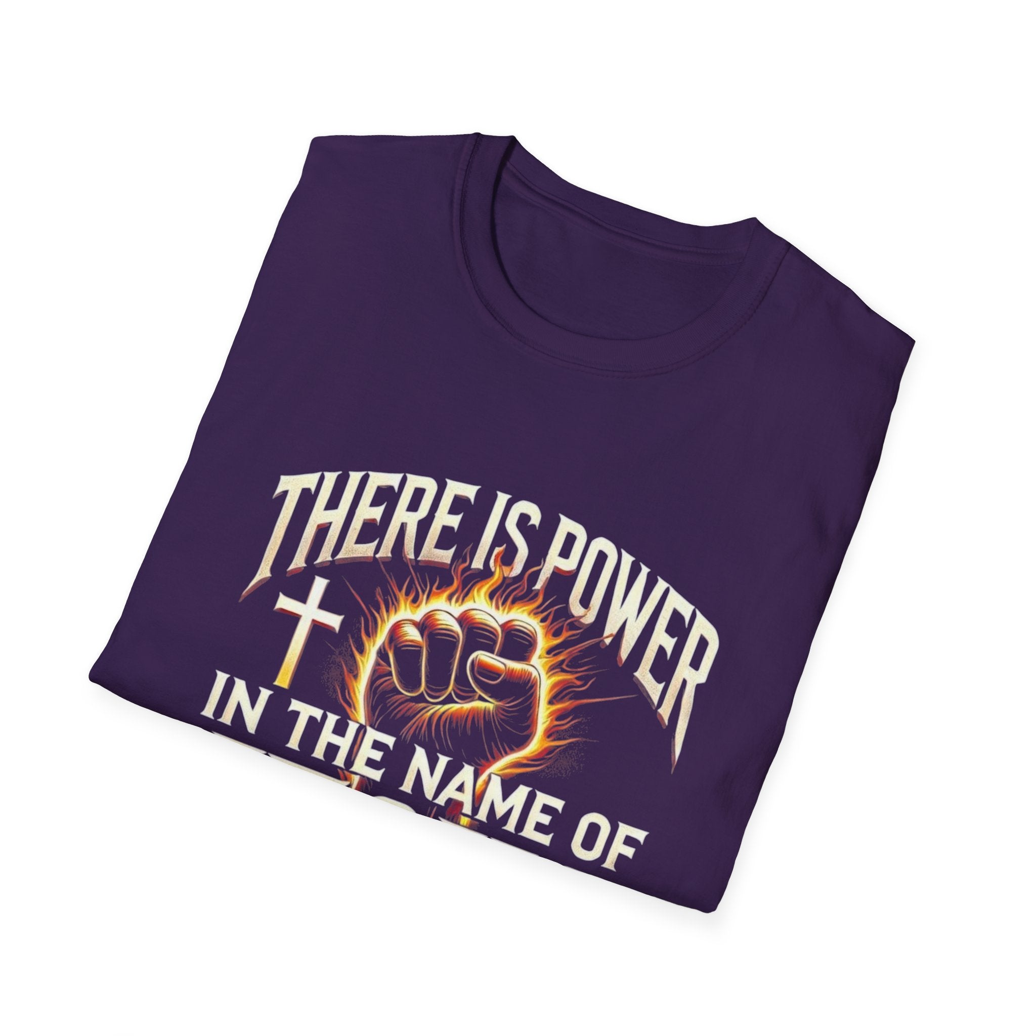 There Is Power In Jesus T-Shirt — Christian Faith Graphic Tee