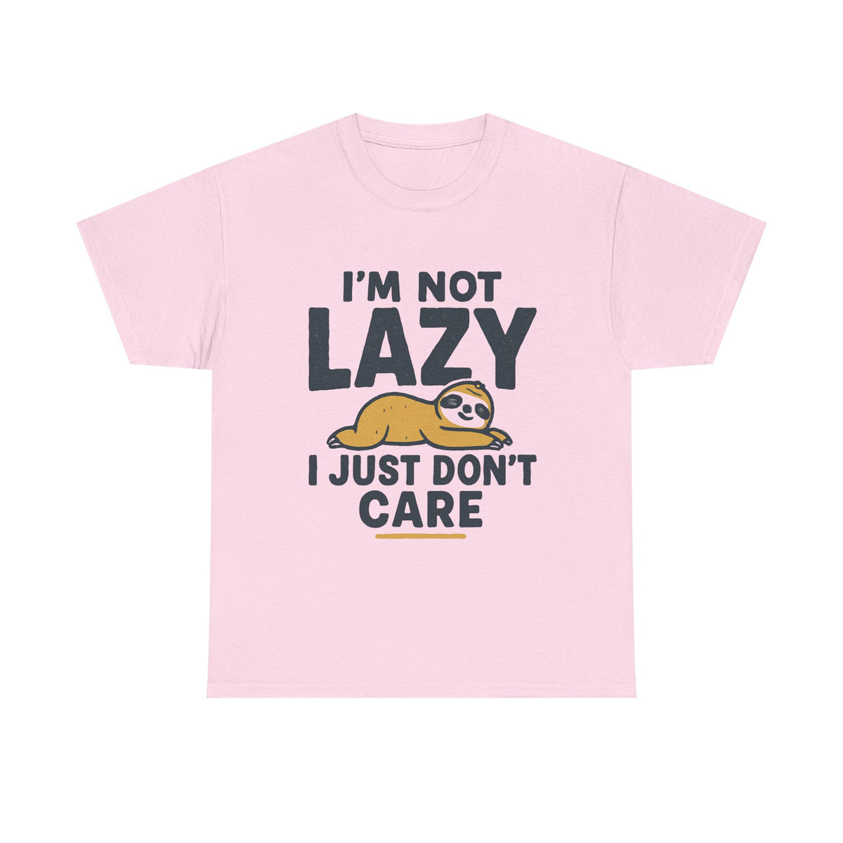 Lazy Sloth Unisex Tee, Funny Graphic T-Shirt, Perfect for Relaxation, Gifts for Friends, Cute Sloth Apparel